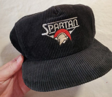Vintage 90s SJSU San Jose State University Spartans Corduroy Snapback Hat