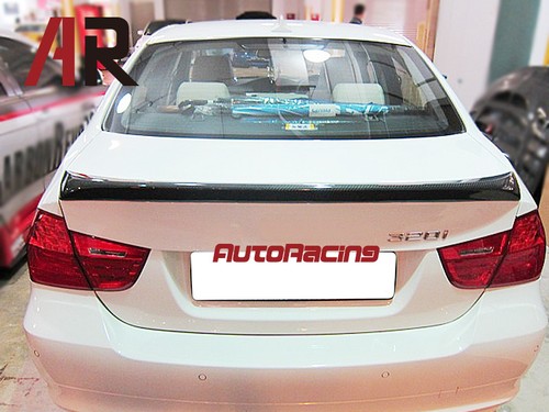 M Performance Carbon Fiber Trunk Spoiler For 2005-2011 E90 325i 328i 335i M3 4Dr - Picture 2 of 2