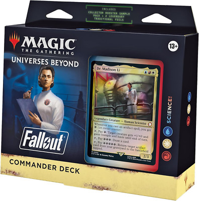 Magic: the Gathering Fallout Commander Deck - Science! (100-Card Deck, 2-Card...