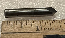 1/4" X 82° HSS Center Reamer Countersink, Single Flute  1/4" Shank, New