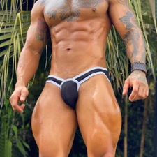 Men's Cool Soft Sport Underwear Modal Gay Comfortable Briefs Sexy Bikini Panties