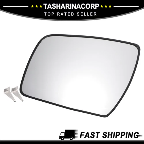 Piece of 1 Left Driver Side White Mirror Glass Heated fit for KIA Soul 2009-2013