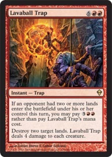 Lavaball Trap NM, English MTG Zendikar - Picture 1 of 1