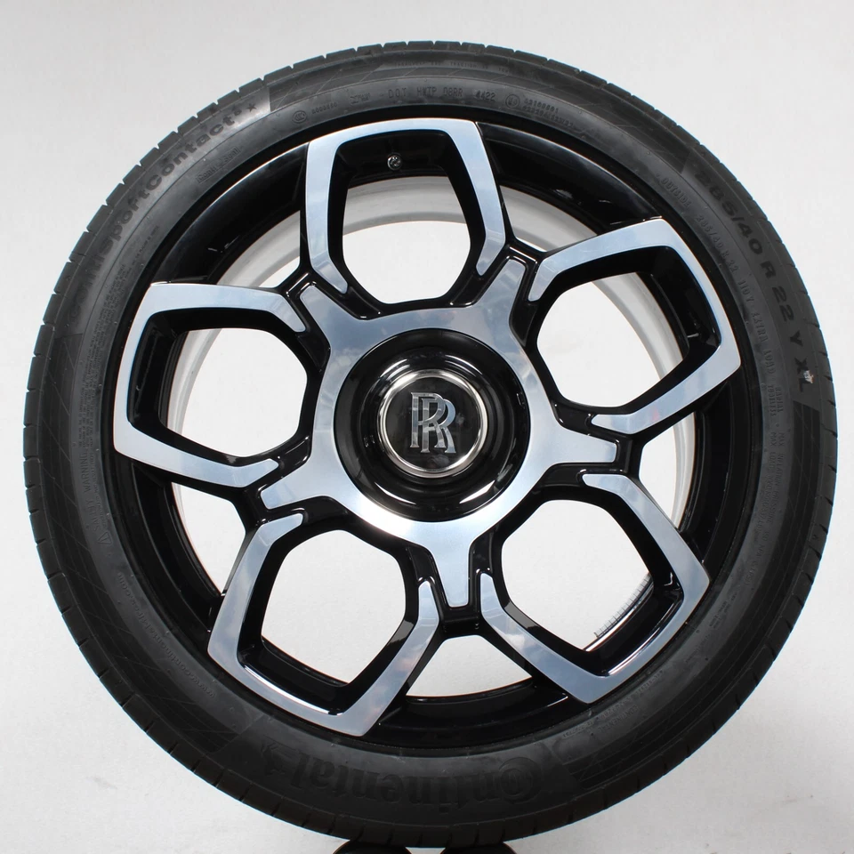 22 Zoll original Rolls Royce Cullinan RR31 6883749 Alufelgen Sommerreifen - Bild 4 von 4
