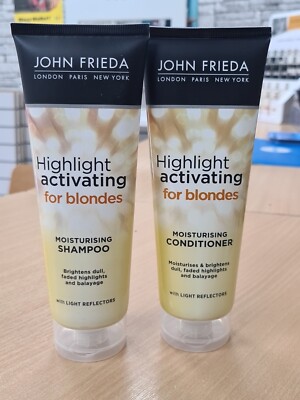 John Frieda Blonde Highlight Activating Moisturising Shampoo & Conditioner 250ml