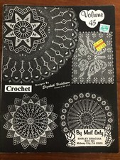 VTG Elizabeth Hiddleson CROCHET Pattern Books Vol. 45 Doily  Tablecloth