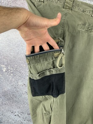 MURPHY & NYE VINTAGE 90's CARGO MULTIPOCKET MEN'S PANTS Y2K KHAKI