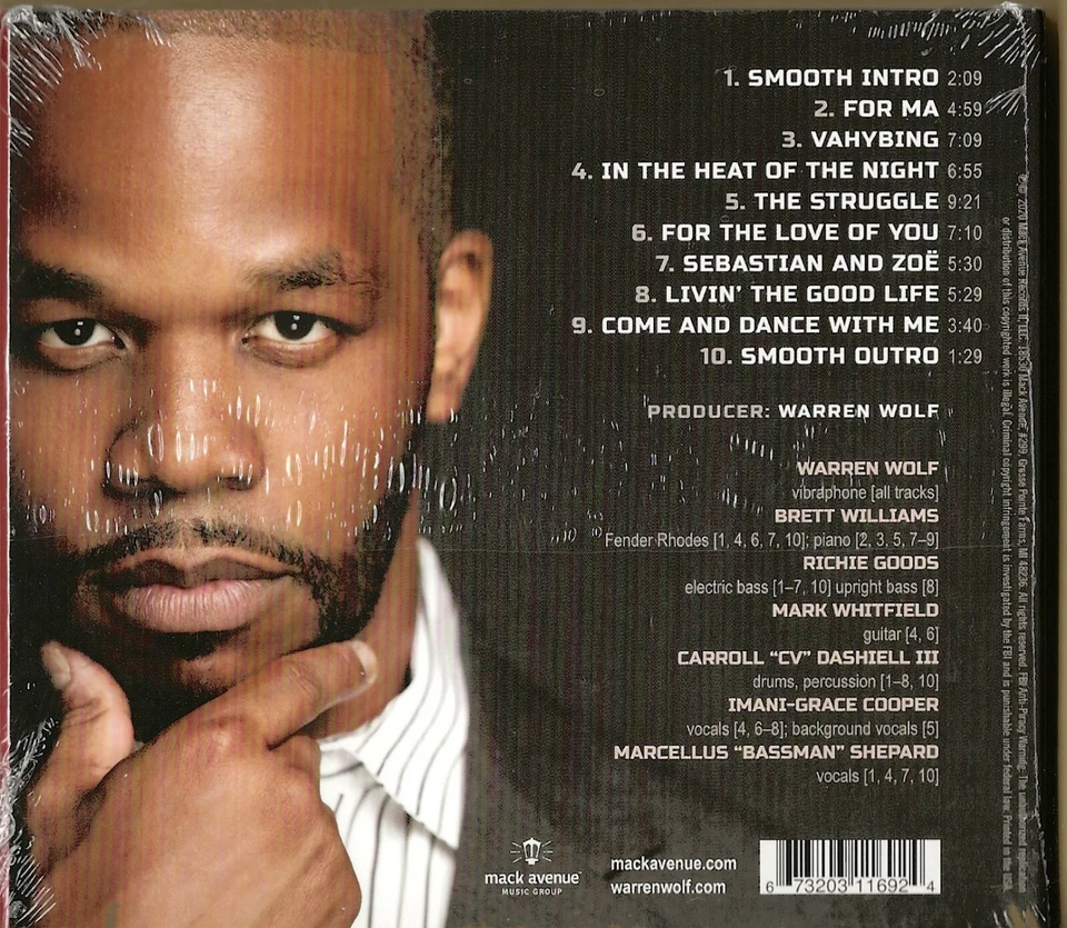 Warren Wolf - CD - Reincarnation - Digipak - 2020 - NEUWARE! - Bild 2 von 2