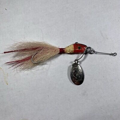 Heddon Spin Fin #2 Vintage Weighted Metal Spinnerbait Heddon Spin Fin #2 Vintage Weighted Metal Spinnerbait