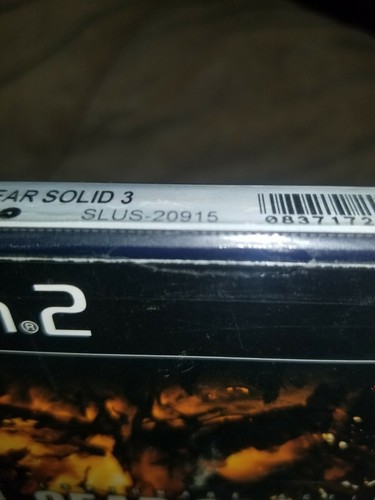 METAL GEAR SOLID SNAKE EATER PS2 BRAND NEW FACTORY SEALED EXTREMELY RARE Y FOLD - Picture 6 of 8