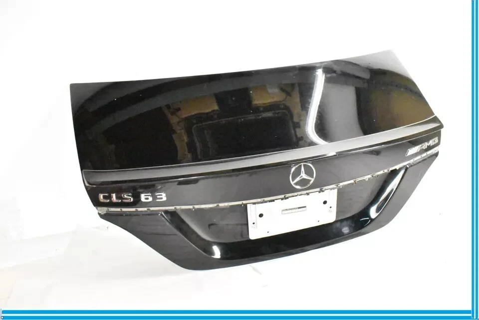 Panel de tapa de maletero negro OEM 12-18 MERCEDES W218 CLS63 AMG CLS550 Foto 2 de 4