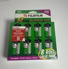 Fuji Film 200 Speed 8 Roll Value Pack 35mm Film For Color Prints-expired