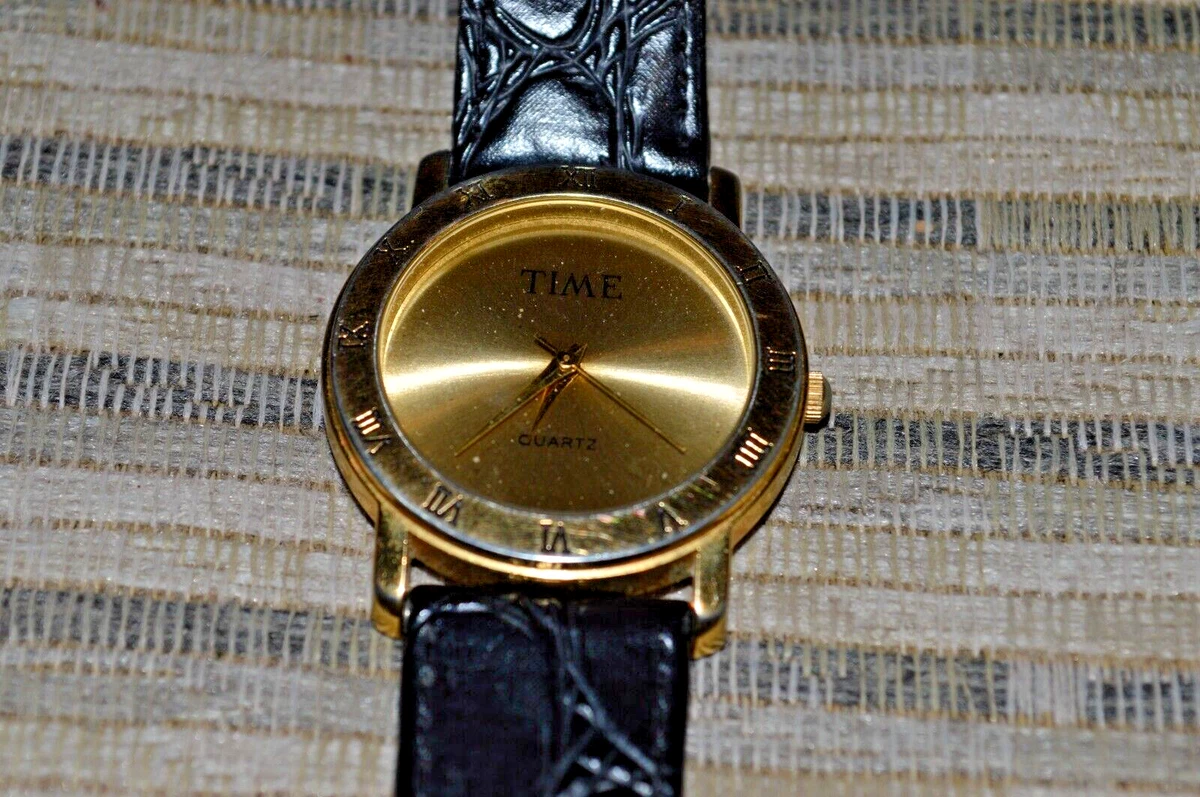 Vintage TIME Magazine Collector Quartz Watch Japan Movement new battery