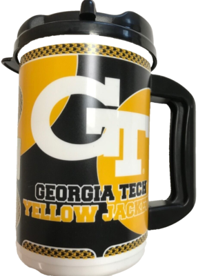 NCAA Georgia Tech Yellow Jacket 20z Thermal Travel Coffee Mug Snap