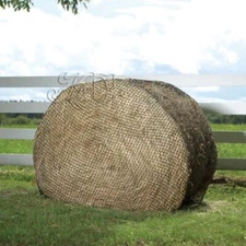 NEW Hay Chix 6' Large Round Bale Slow Feed Net - MULTIPLE HOLE SIZES