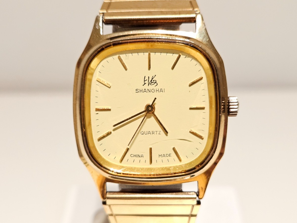 VINTAGE RARE CHINA LUXURY ELEGANT GOLD TONE MEN'S QUARTZ VINTAGE RARE CHINA LUXURY ELEGANT GOLD TONE MEN'S QUARTZ