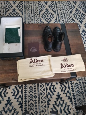 Alden 4065 Black Shell Cordovan Cap Toe Boot