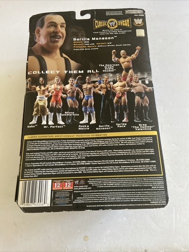 WWE WWF Gorilla Monsoon Classic Superstars #10 Action figure Jakks Pacific 2006 - Picture 7 of 9