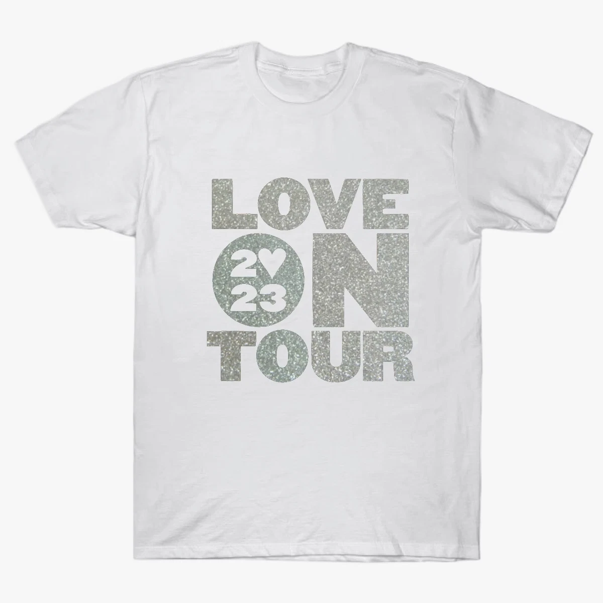 Inspired by Harry Styles Love On Tour 2023 T-Shirt unofficial tour merch  GLITTER