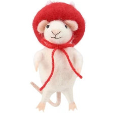 Primitives by Kathy - Mushroom Hat Mouse Critter - 121075
