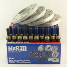 H&R Spurverbreiterung 14/30mm silber für Porsche 981 982 991