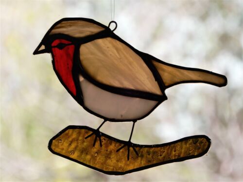 AUSTRALIAN WATER BIRD Giant Cormorant Stained Glass SUNCATCHER 30cm Tall/12 inch - Picture 19 of 24