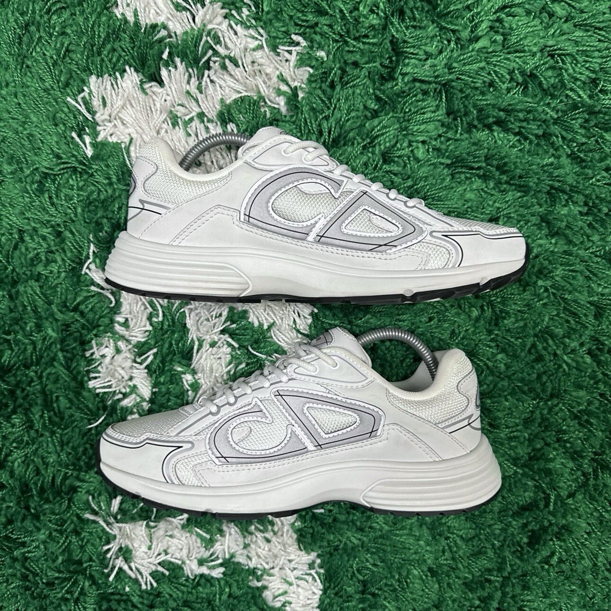Size 8 - Dior B30 Reflective CD30 White Grey - Worn Once (41
