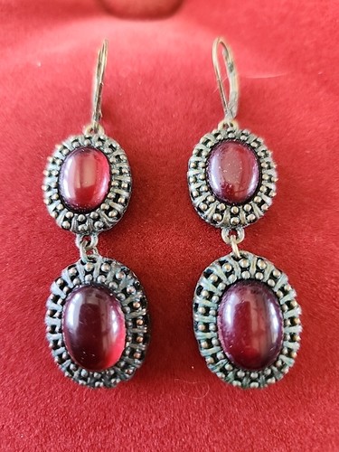 Avon rote schöne London Ohrhänger - Bild 1 von 8