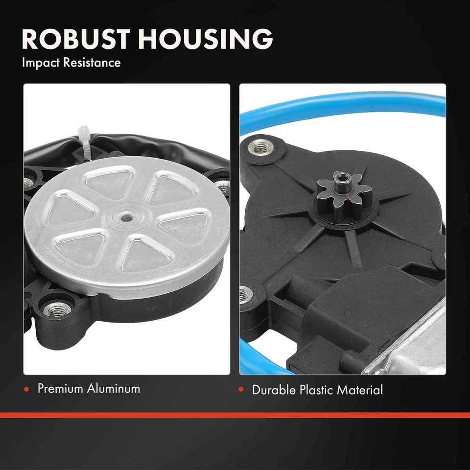 Motor de ventana eléctrica delantero de 2 piezas con 4 pasadores y 2 pasadores para Acura Integra 1994-2001 Honda Foto 4 de 4