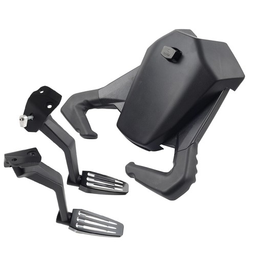 Fußrasten für den Beifahrersitz hinten für Can Am Ryker 600 900 2019-24 Schwarz - Picture 8 of 11