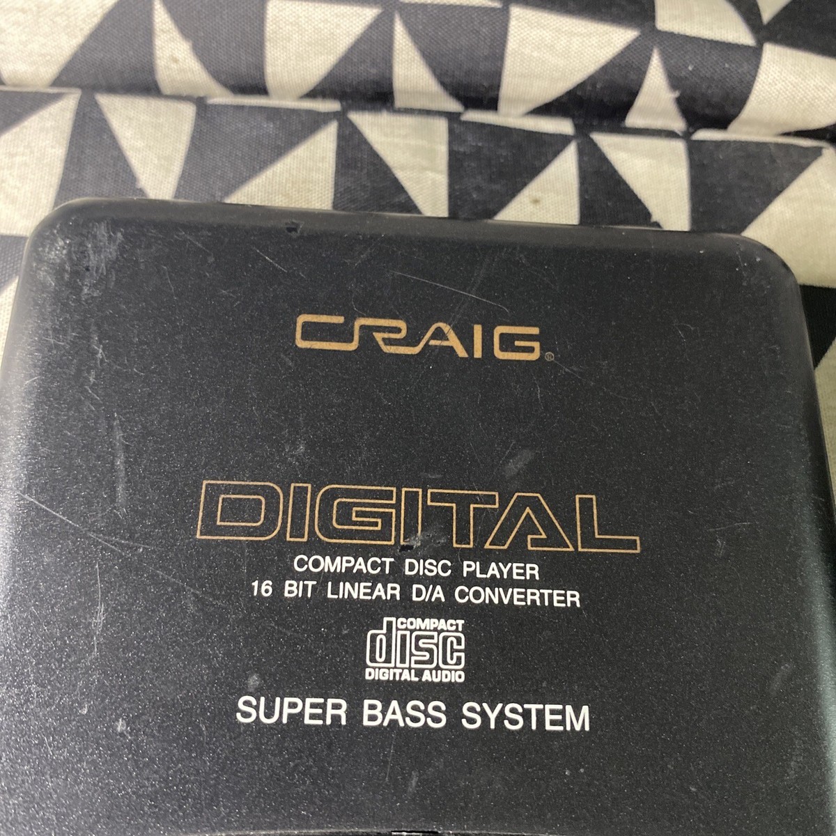 Craig Digital Personal Compact Disc CD Player JC6011 Super Bass