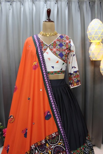 Vestido Chaniya Choli para Navratri, Garba lehenga mujer, Navratri de Aadat Export - Imagen 3 de 5