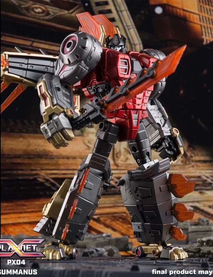Planet X Snarl PX-04M Dinobot Metallic Ver.  Summanus Action Figure in stock - Image 4 of 4