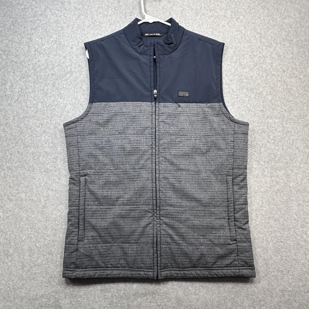Gilet manches longues col montant gris foncé homme | La Halle