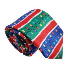Hohoho Necktie Multicolor Geometric Pattern Boy's Christmas Neck Tie 48x2.25"