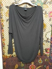 Supersoft Brown Long Sleeved Maternity Top Cowl Neck Madeleine Size 16