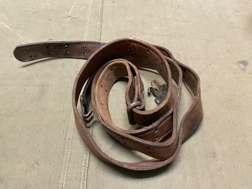 ORIGINAL WWII US ARMY M1 GARAND RIFLE M1907 LEATHER CARRY SLING