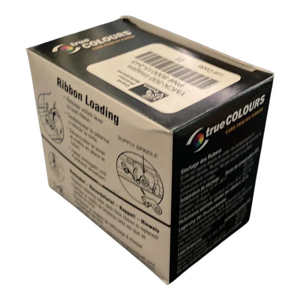 New True Colors 800015-845 YMCK 500-Image Ribbon – Compatible with P310i P420i - Image 3 of 4