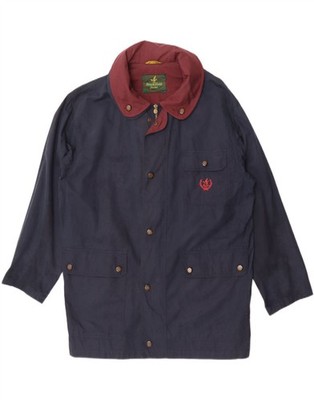 Brooksfield Herren Utility Jacke mit Kapuze IT 50 Large Navy Blau Baumwolle CB20