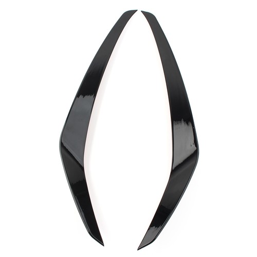 Pair Glossy Black Front Bumper Side Air Vent Trim For VW Golf 7 2013-2016 - Picture 2 of 8