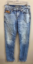 Cody James Core Jeans Men 30x36 Blue Denim Cotton Stretch Skinny Leg Casual Wear