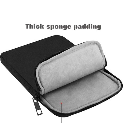 MoKo 13-Inch iPad Tablet Sleeve Case Fits 13-inch - Black, Padded, With Zipper