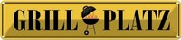 Blechschild 10X46 Cm Grill Platz Grillen Essen Trinken Deko Geschenk Metall Schi