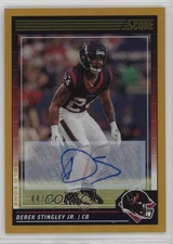 2024 Score Gold Zone Signatures 44/50 Derek Stingley Jr #111 Auto 1l8x