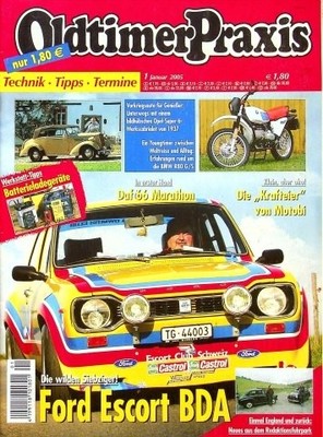 1) Oldtimer Praxis 01/2005 - Ford Escort RS 1600 BDA  - DAF 66 1300 Marathon mit