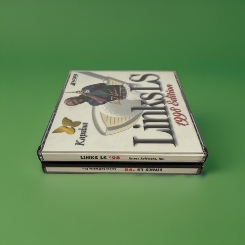 Links LS 1998 Edition Golf Computer PC Spiel im Jewelcase sehr guter Zustand mit Spielerhandbuch - Bild 2 von 6