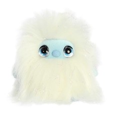 Aurora Festive Holiday Cuddles The Yeti Stuffed Animal White 4.5 Inches