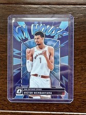 VICTOR WEMBANYAMA #19 2024-25 DONRUSS OPTIC MY HOUSE PURPLE