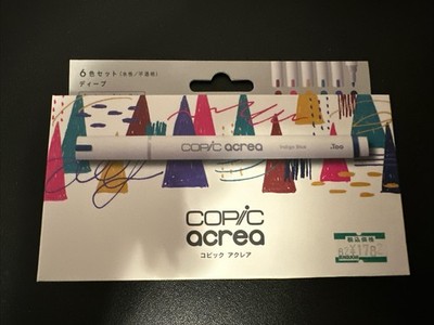 Too Copic Acrea Opaque Water-Based Marker 6 color Set 【DEEP】Japan 2024 NEW
