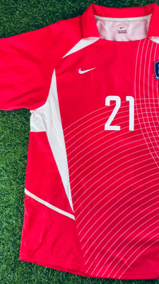 Park Ji-Sung - South Korea 2002 Official Home Jersey Shirt Kit